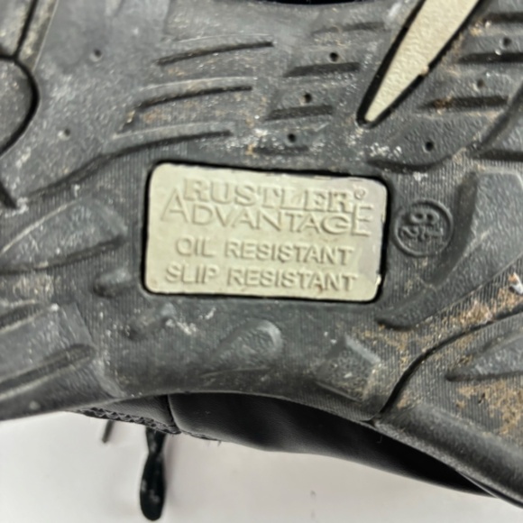 Rustler Advantage Slip Resistant Steel Toe Safety Shoes/low Boots Men's Size 6.5 - Picture 9 of 10